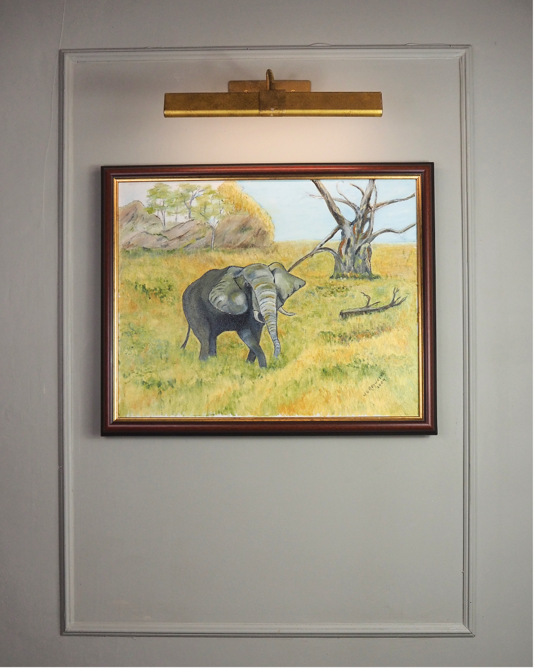 Safari Majesty – Original Oil Painting by N.G. Reynolds