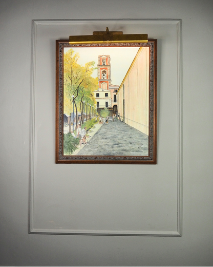 The Heartbeat of the Avenue - Original Oil Painting by N.G. Reynolds