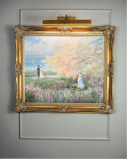 Howard Kimble (American, 1907–1973) – Original Romantic Oil Painting