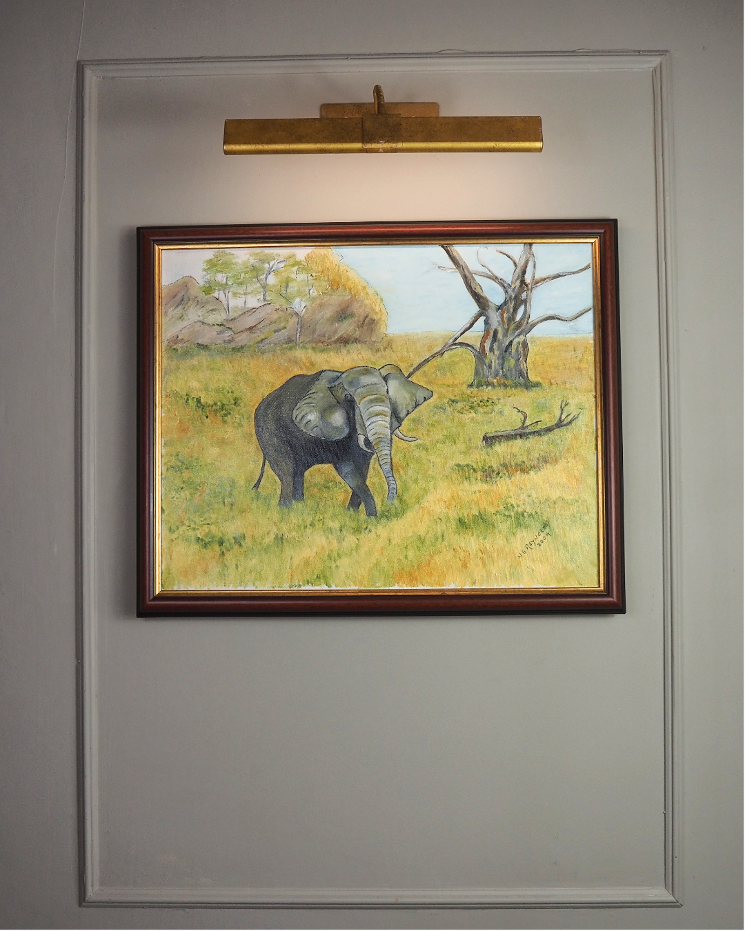Safari Majesty – Original Oil Painting by N.G. Reynolds