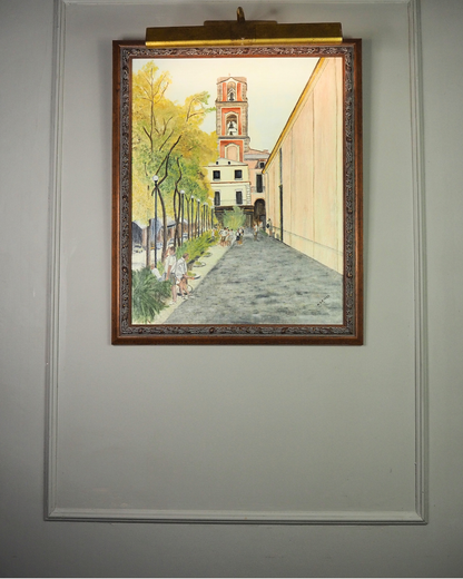 The Heartbeat of the Avenue - Original Oil Painting by N.G. Reynolds