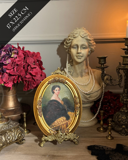 Vintage Oil Painting Portrait Collection in Gold Gilt Frames – Pick Your Favourite