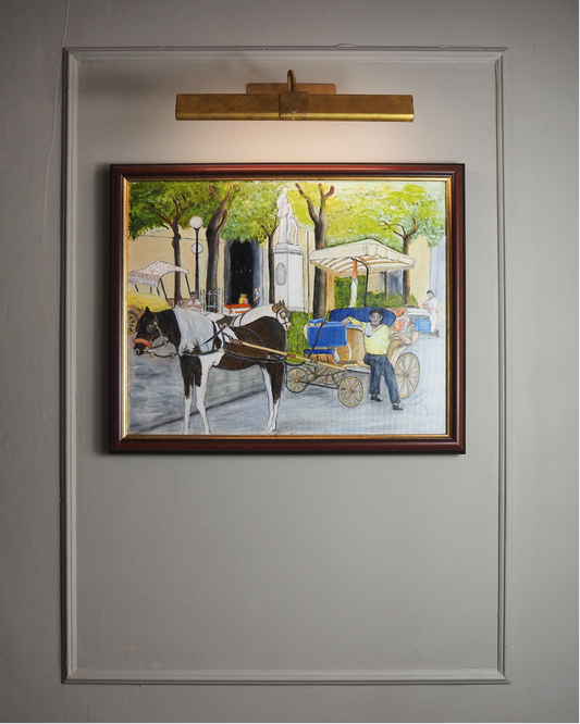 Carriage Through Time - Original Oil Painting by N.G. Reynolds