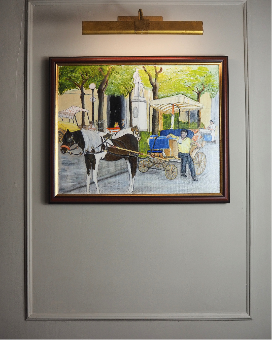 Carriage Through Time - Original Oil Painting by N.G. Reynolds