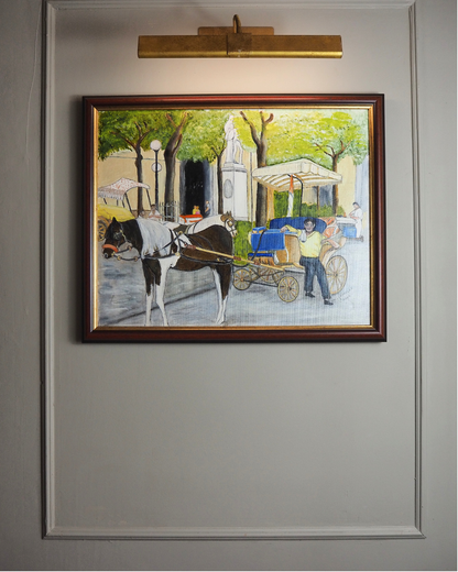 Carriage Through Time - Original Oil Painting by N.G. Reynolds