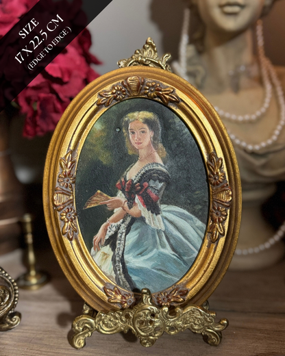 Vintage Oil Painting Portrait Collection in Gold Gilt Frames – Pick Your Favourite