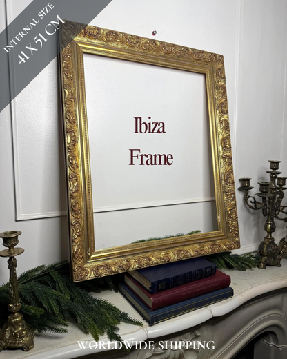 Medium- Antique Gold Ornate Ibiza Gilt Frame