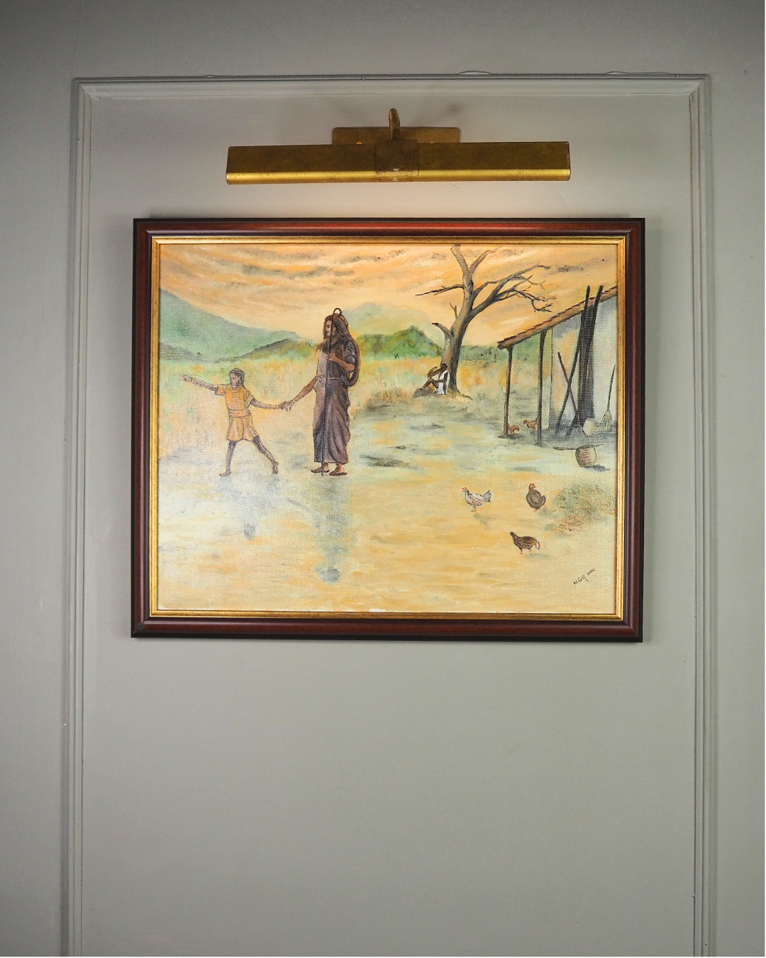 Guardians of the Fields - Original Oil Painting by N.G. Reynolds