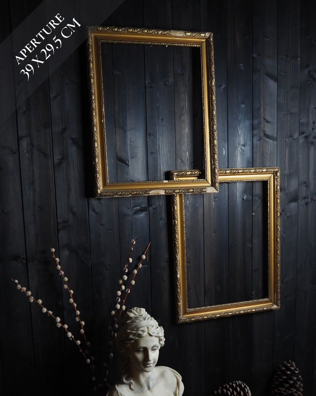 The Golden Heirlooms - Antique Gold Gilt Frame Pair