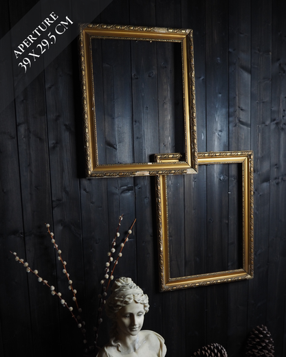 The Golden Heirlooms - Antique Gold Gilt Frame Pair