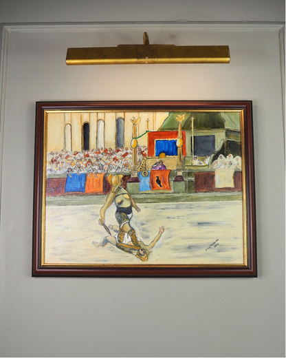 Steel Against Fate - Original Oil Painting by N.G. Reynolds