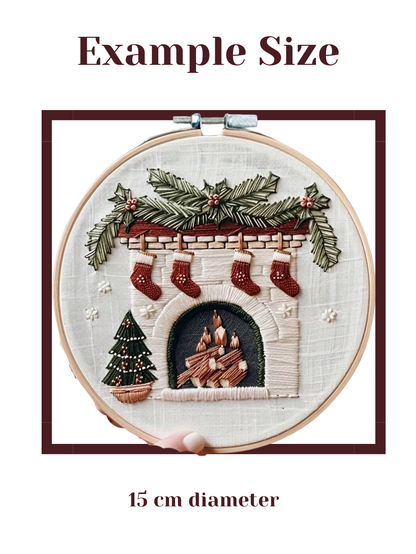 Fireside Wishes Embroidery Kit