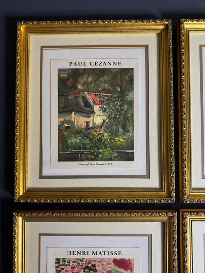 The Gilded Art Dupe Collection-Framed Print Set of Six