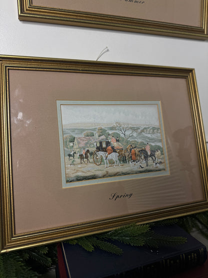 Spring & Summer” – Cash’s Limited Edition Silk Woven Picture Pair