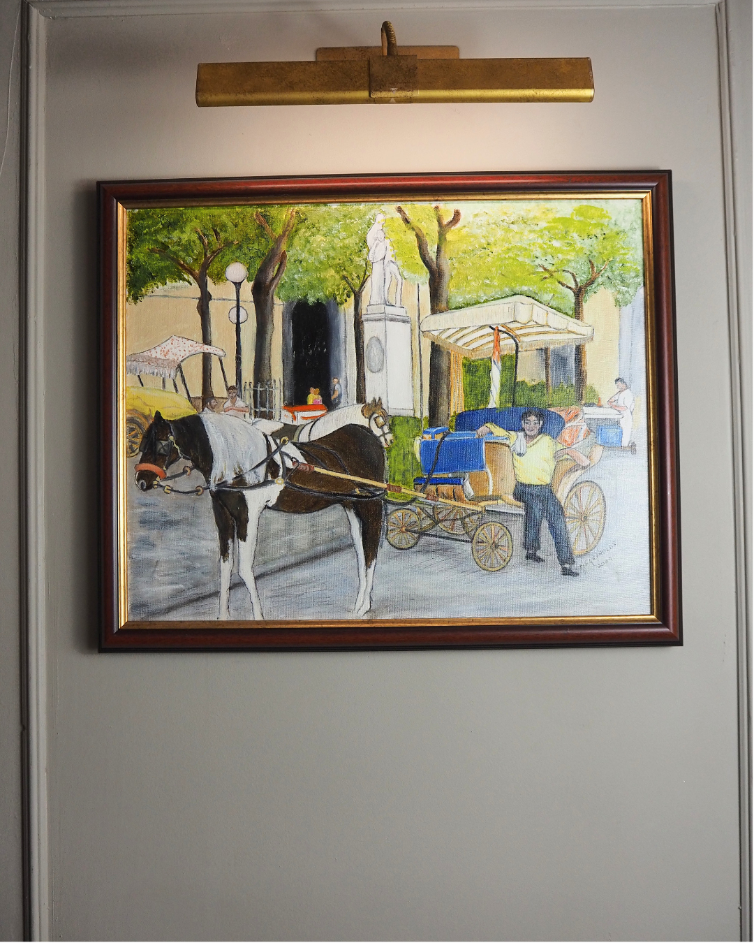 Carriage Through Time - Original Oil Painting by N.G. Reynolds
