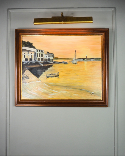 Golden Shorelines – Original Oil Painting by N.G. Reynolds