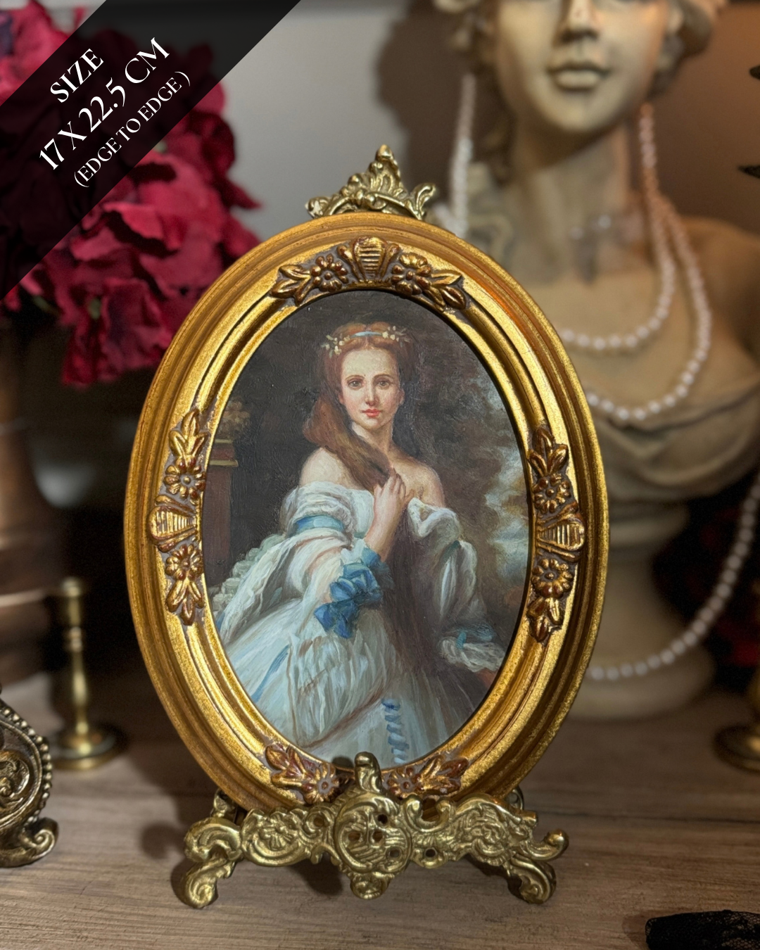 Vintage Oil Painting Portrait Collection in Gold Gilt Frames – Pick Your Favourite