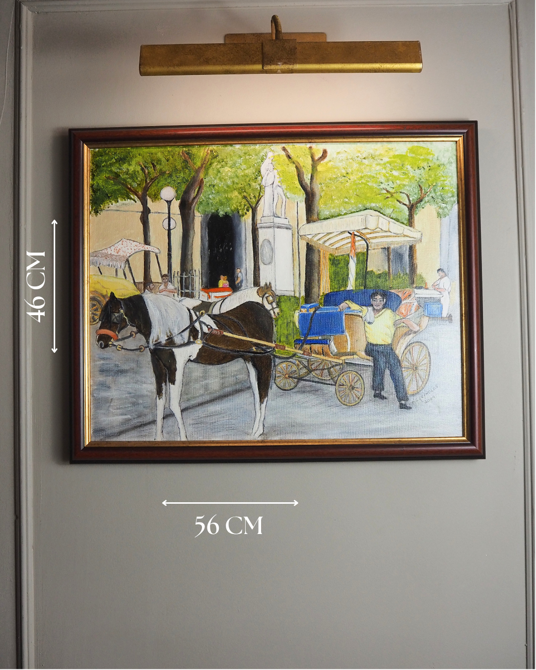 Carriage Through Time - Original Oil Painting by N.G. Reynolds
