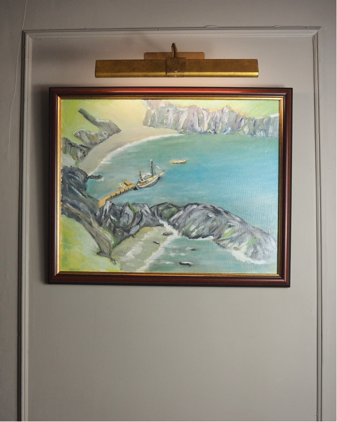 Azure Escape – Original Oil Painting by N.G. Reynolds