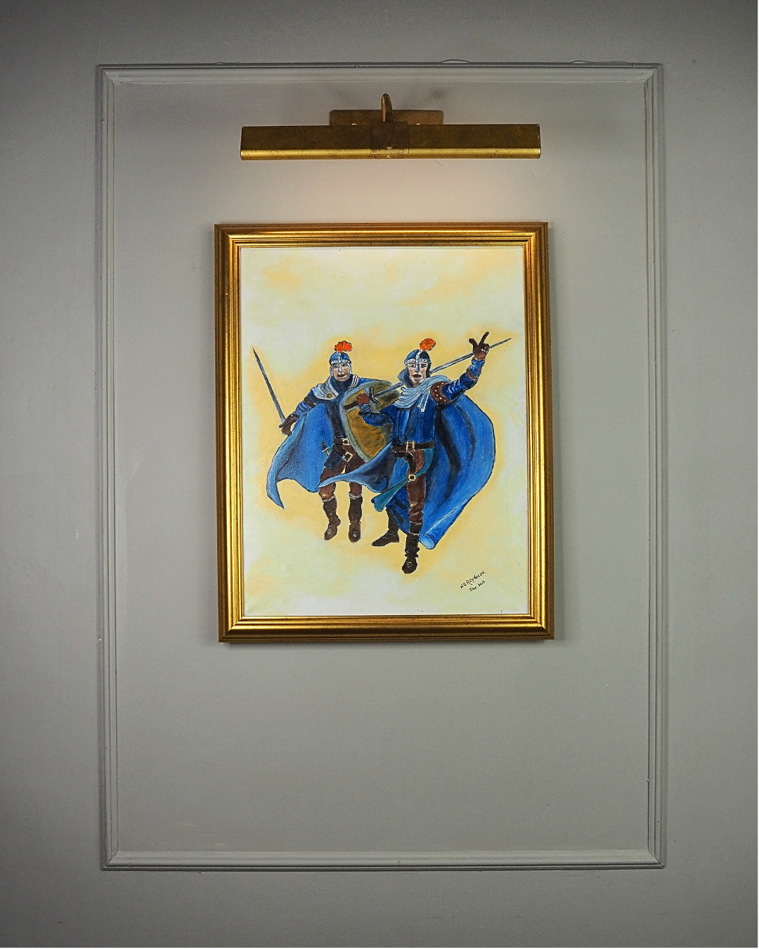 Victory March-Original Oil Painting by N.G. Reynolds