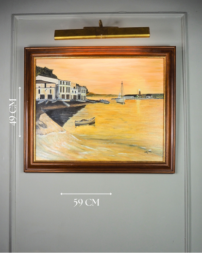 Golden Shorelines – Original Oil Painting by N.G. Reynolds