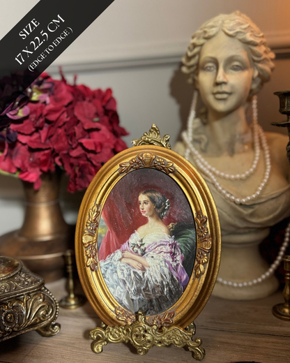 Vintage Oil Painting Portrait Collection in Gold Gilt Frames – Pick Your Favourite