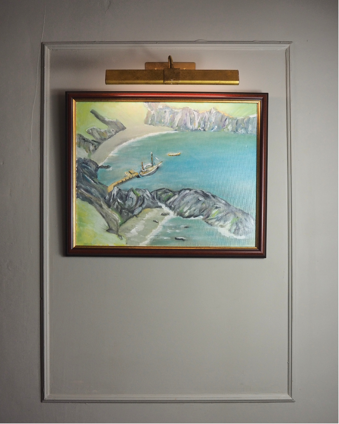Azure Escape – Original Oil Painting by N.G. Reynolds