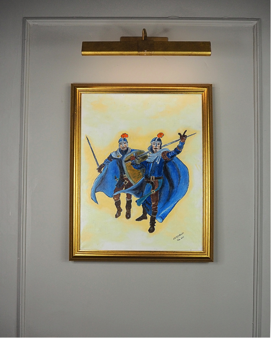 Victory March-Original Oil Painting by N.G. Reynolds