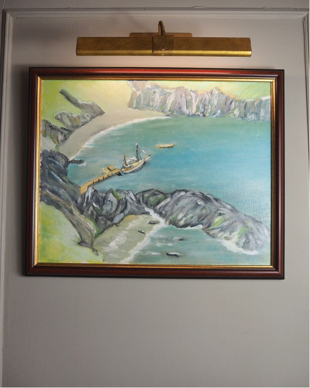 Azure Escape – Original Oil Painting by N.G. Reynolds