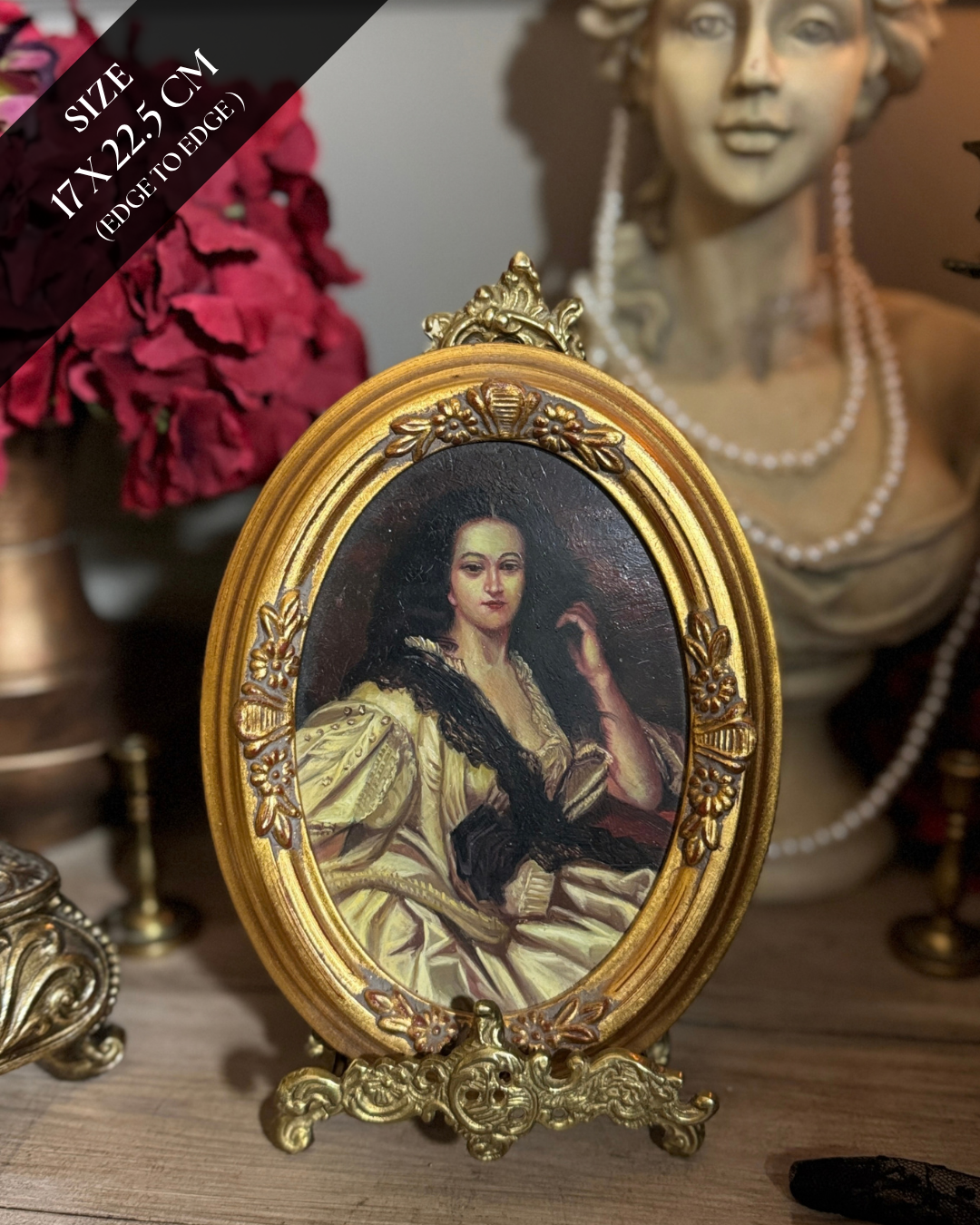 Vintage Oil Painting Portrait Collection in Gold Gilt Frames – Pick Your Favourite