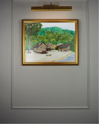 Days in Thailand - Original Oil Painting by N.G. Reynolds