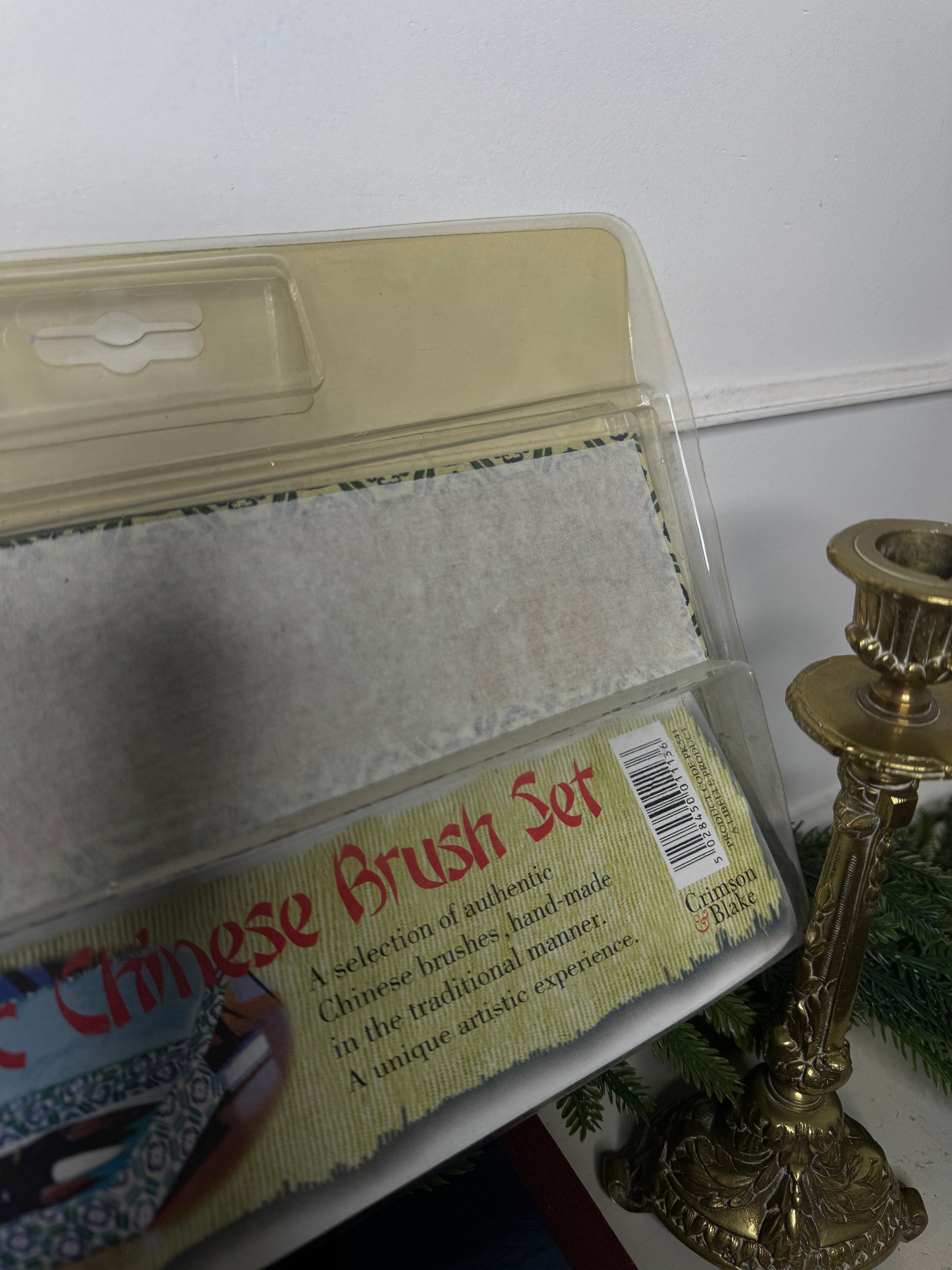 Vintage 1980s Chinese Paintbrush Set with Natural Bristles |Calligraphy Set