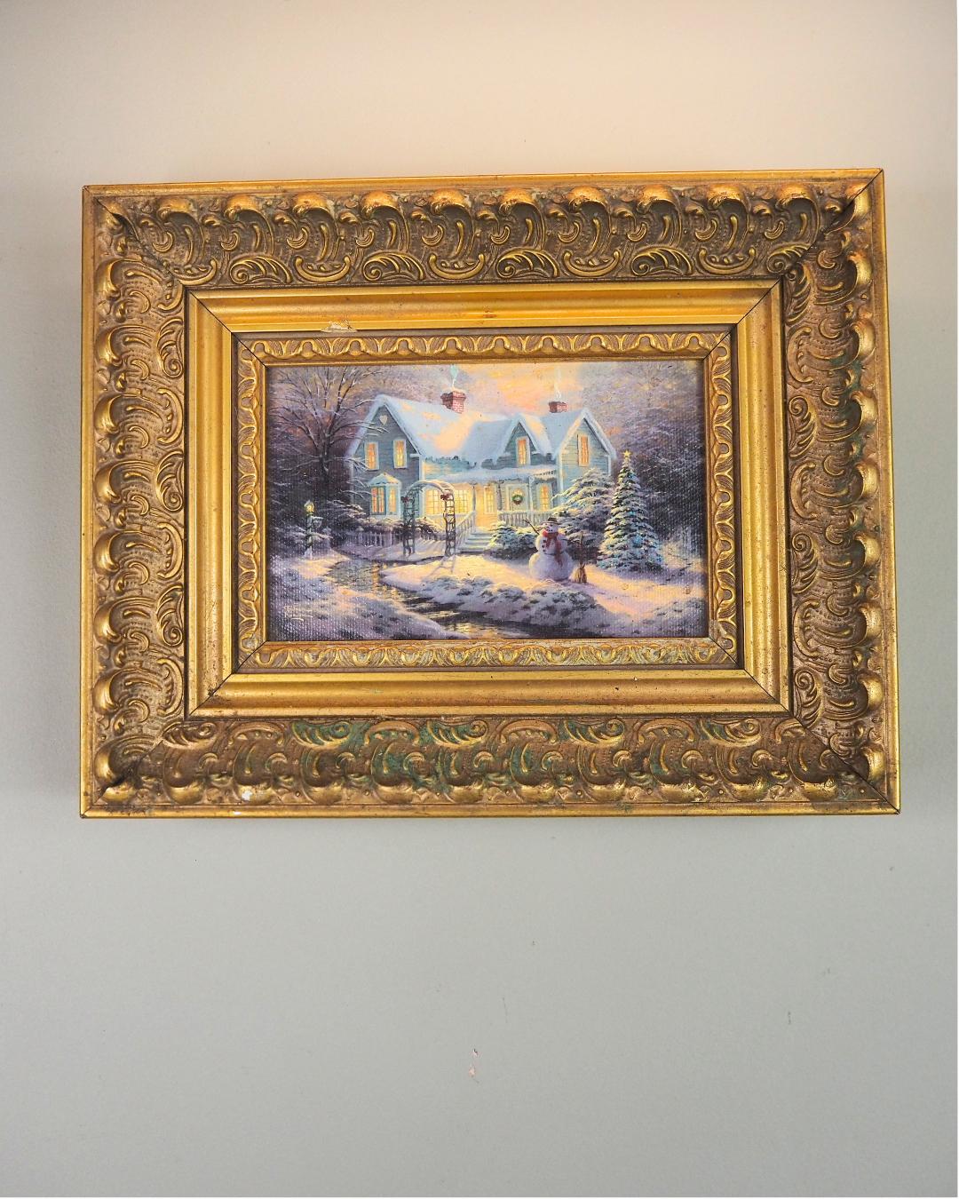 Thomas Kinkade Blessings of Christmas Lithograph | Brushwork Collection Print