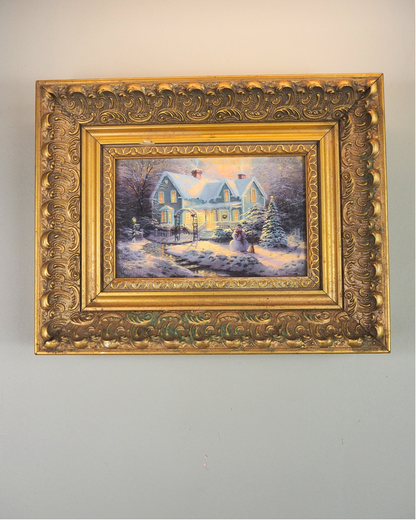 Thomas Kinkade Blessings of Christmas Lithograph | Brushwork Collection Print
