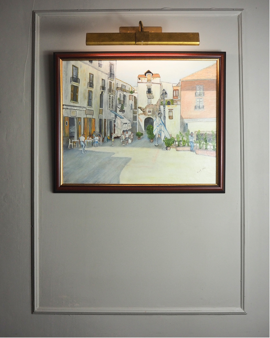 Italy's Living History - Original Oil Painting by N.G. Reynolds