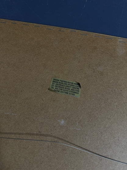 “The Reading Servant” – Hand-Stitched Gobelin Embroidery Art