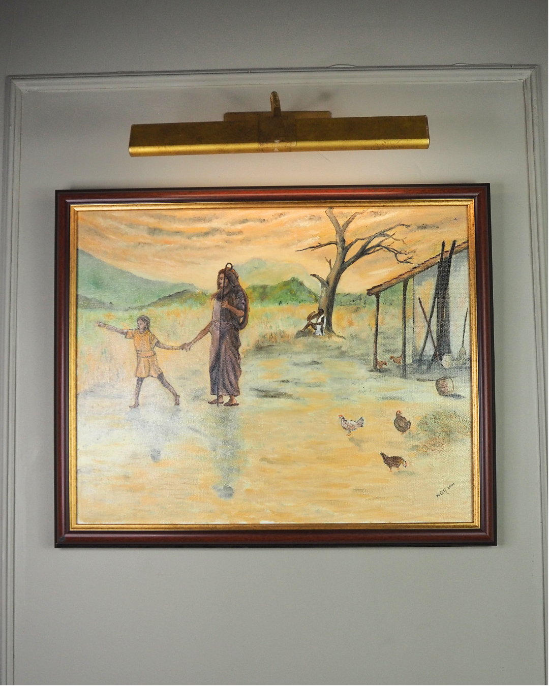 Guardians of the Fields - Original Oil Painting by N.G. Reynolds