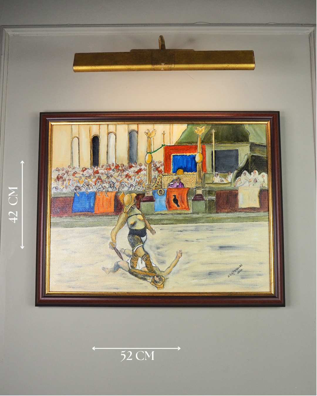 Steel Against Fate - Original Oil Painting by N.G. Reynolds