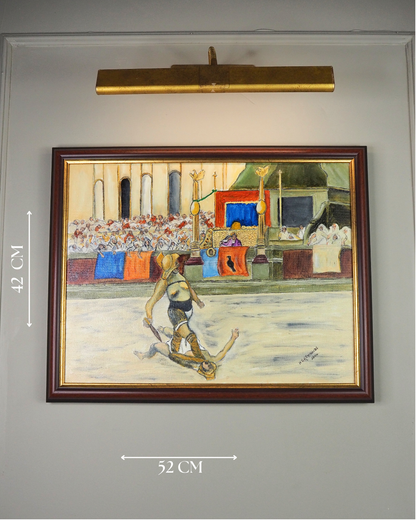 Steel Against Fate - Original Oil Painting by N.G. Reynolds