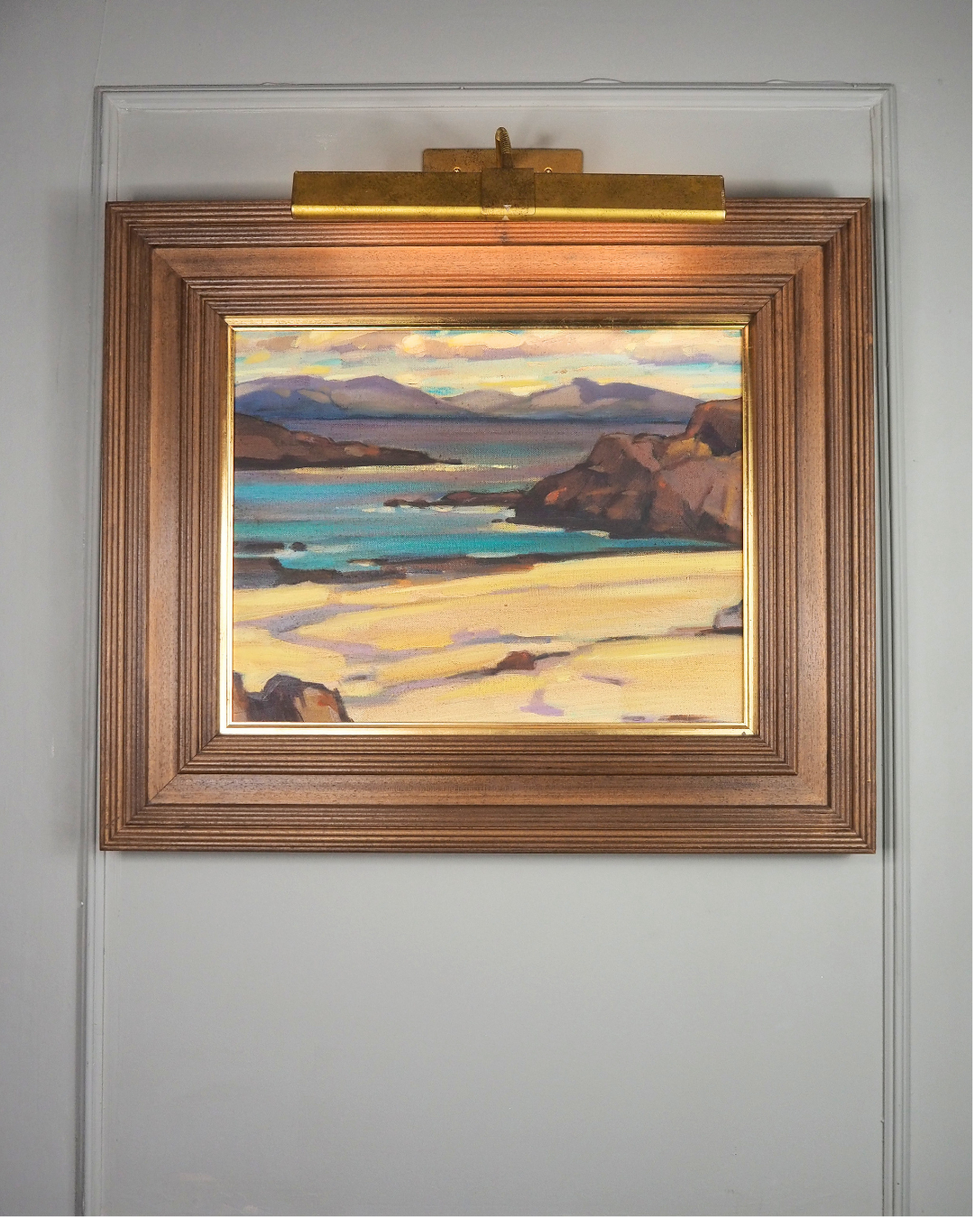The Donegal Coast -Original Nichol Wheatley Landscape Oil Painting