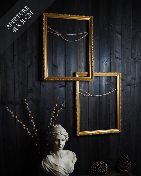 The Classic Elegance  - Vintage Gold Gilt Frame Pair