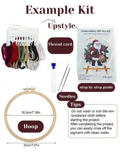 Nutcracker Embroidery Kit