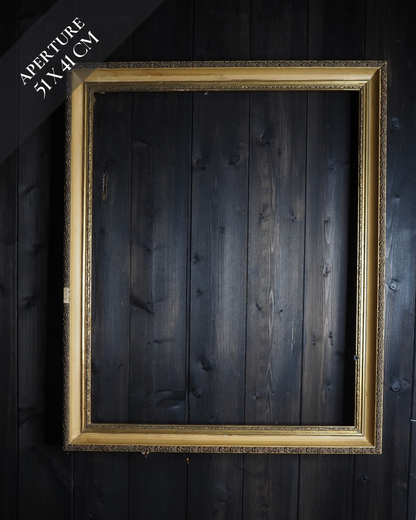 The Antibes - Gold Gilt Frame with Simple Thick Edge