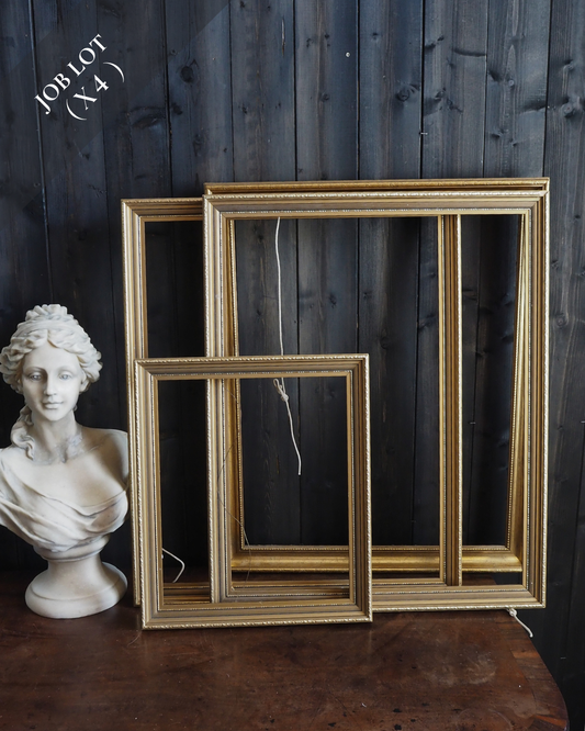 Vintage Mix of Gold Frame Collection– Job lot ( 4 )- Elegant Wall Set