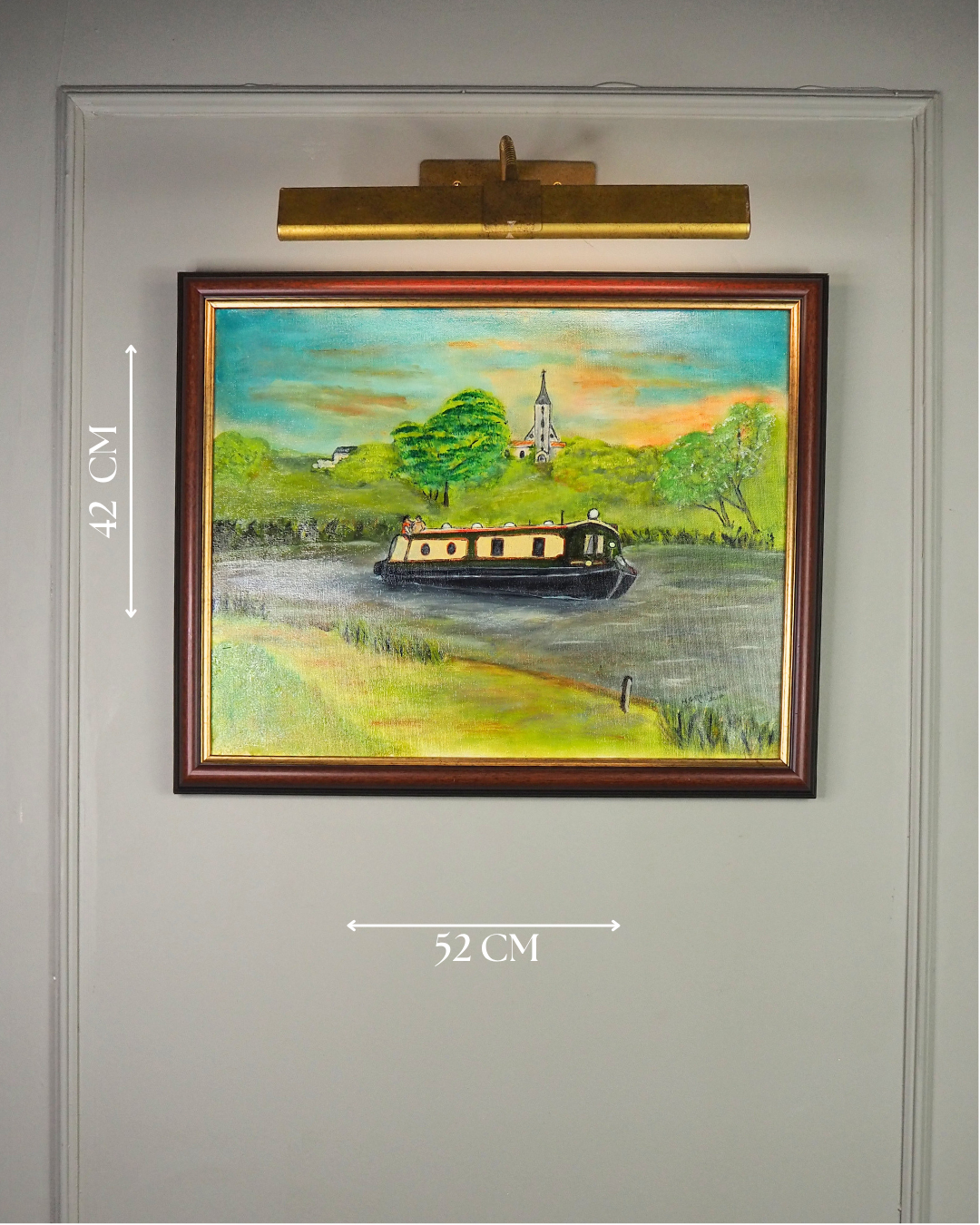Afloat Through the Palette- Original Oil Painting by N.G. Reynolds