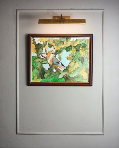 Song Among the Leaves - Original Oil Painting by N.G. Reynolds