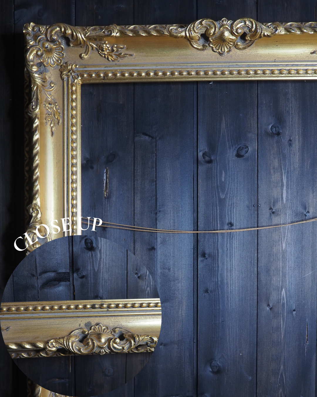 The Czech Royalty - Vintage Gold Chippendale Frame Collection A