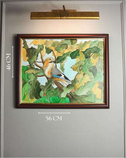 Song Among the Leaves - Original Oil Painting by N.G. Reynolds