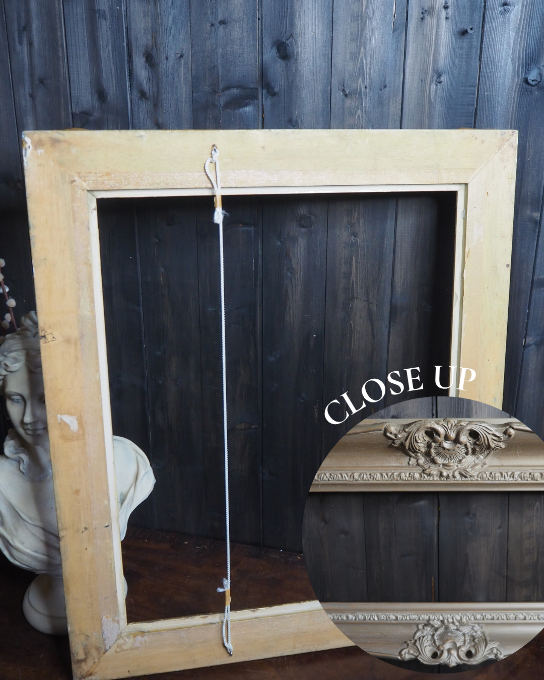The Argentum -Silver Antique-Coloured Vintage Ornate Baroque Frame Pair