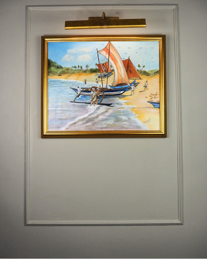 Setting Sails - Original Oil Painting by N.G. Reynolds